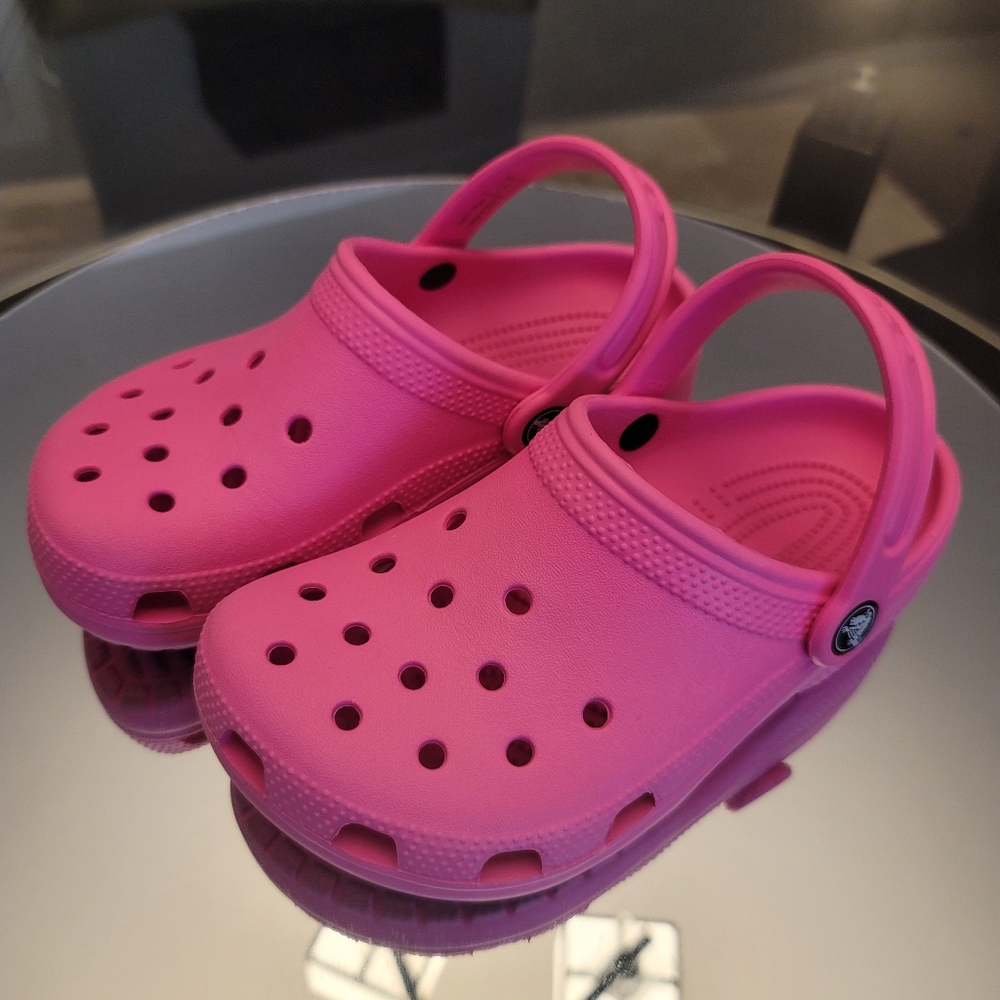 Crocs Junior Size 1 Pink